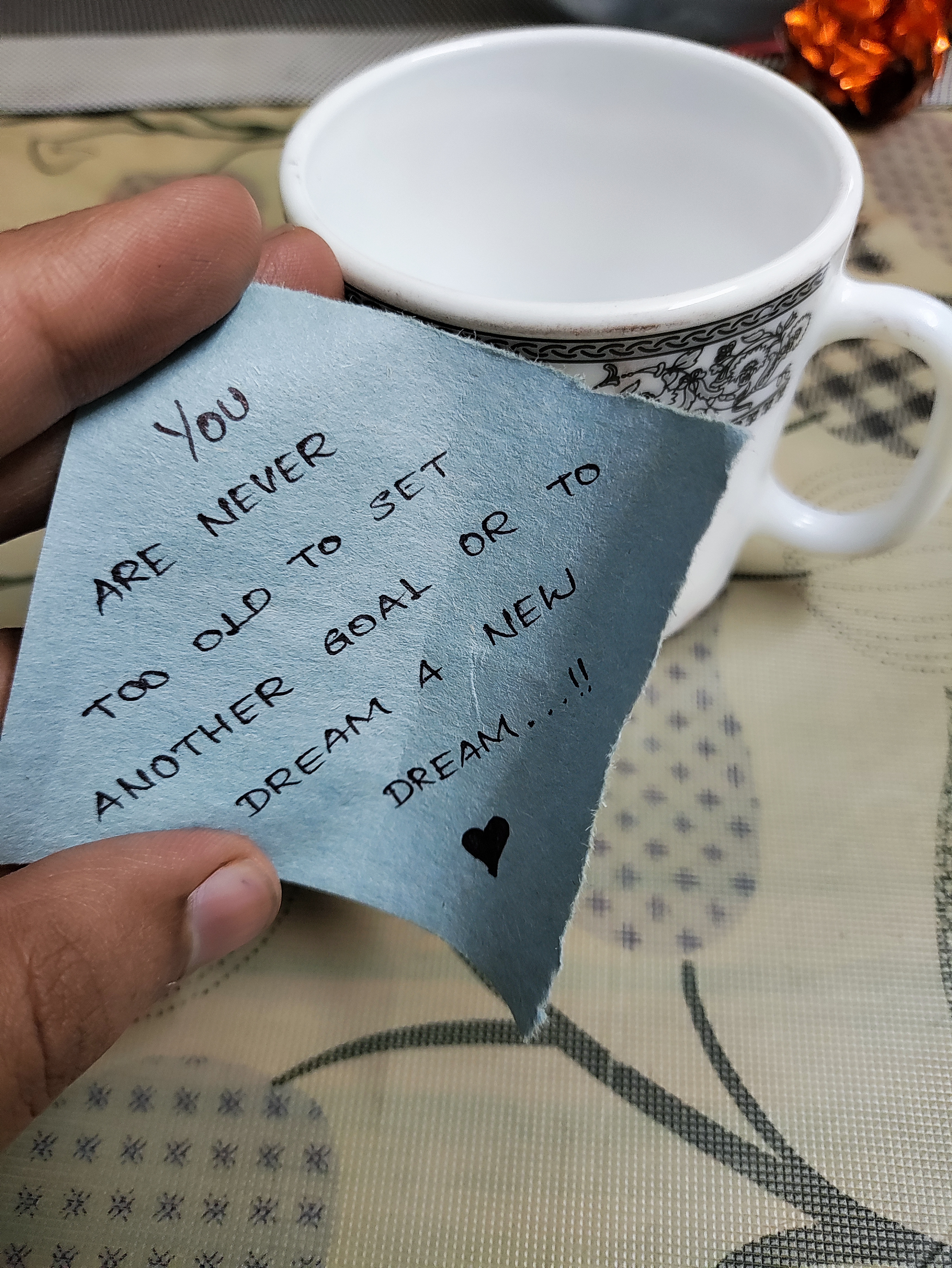 Farewell message