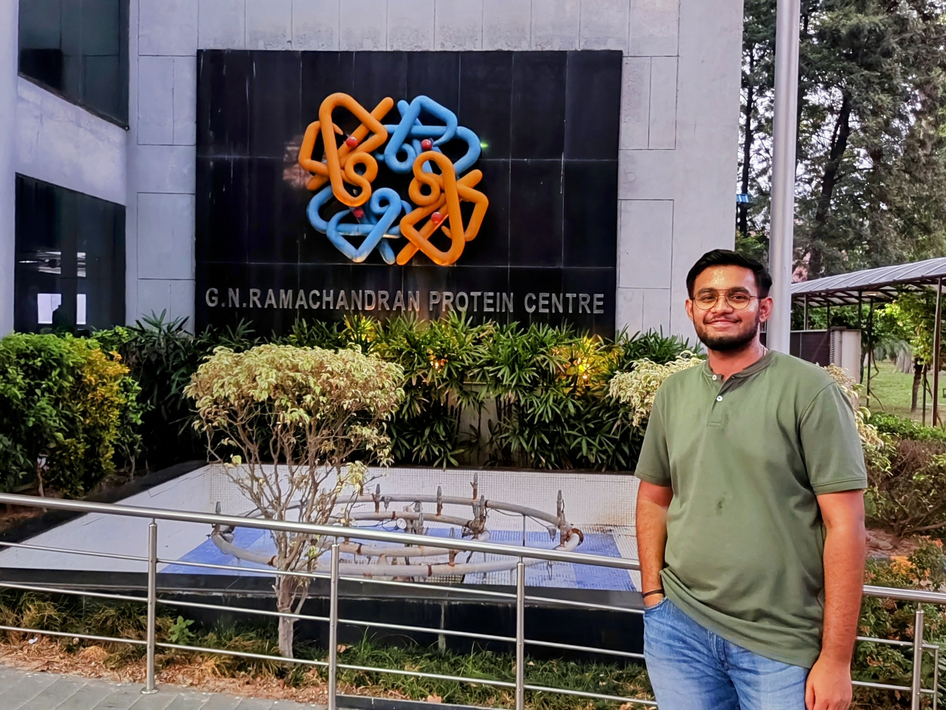 Vaishnav at IMTECH with GNRPRC team